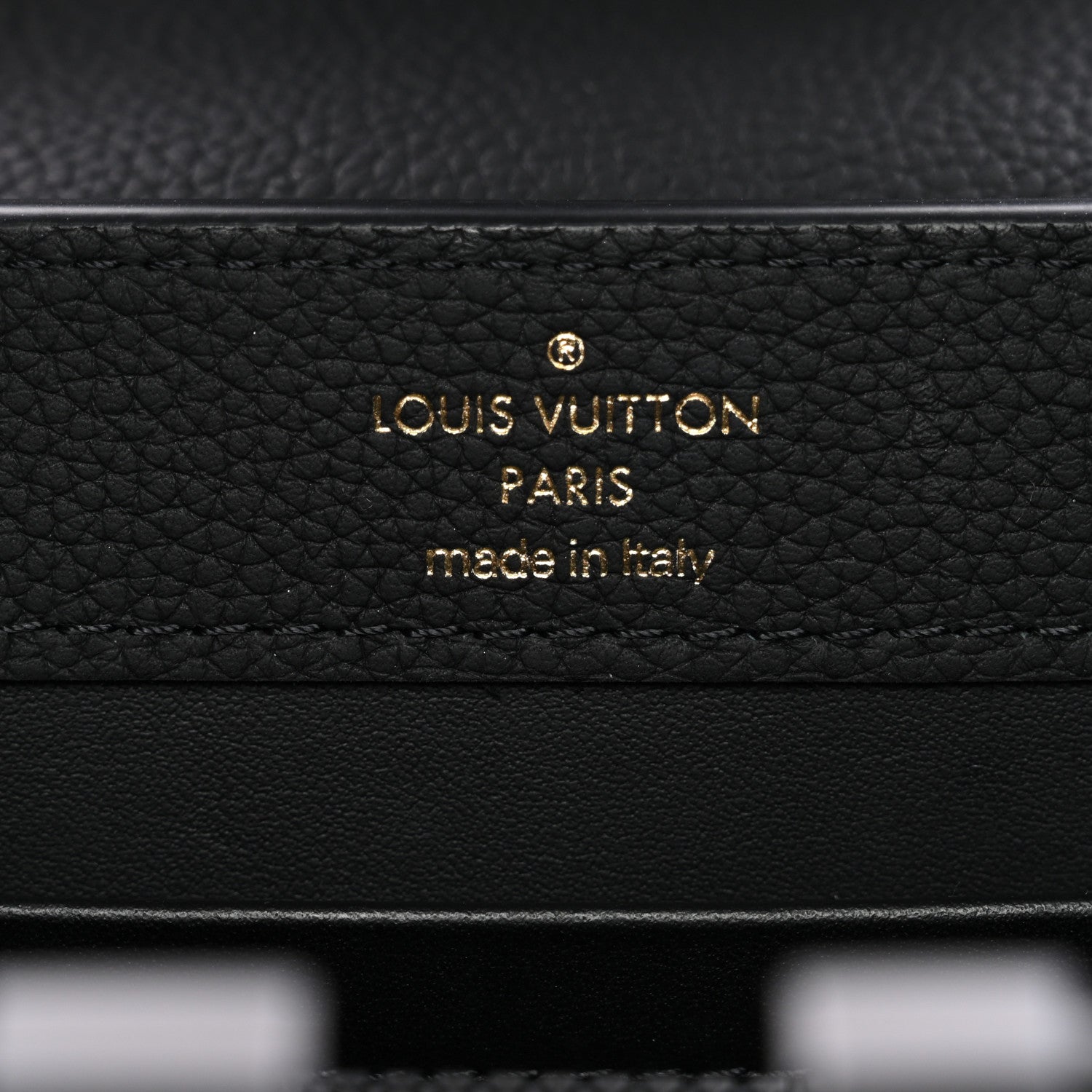 Louis Vuitton Matte Taurillon Capucines East West Mini All Black 7 of 10