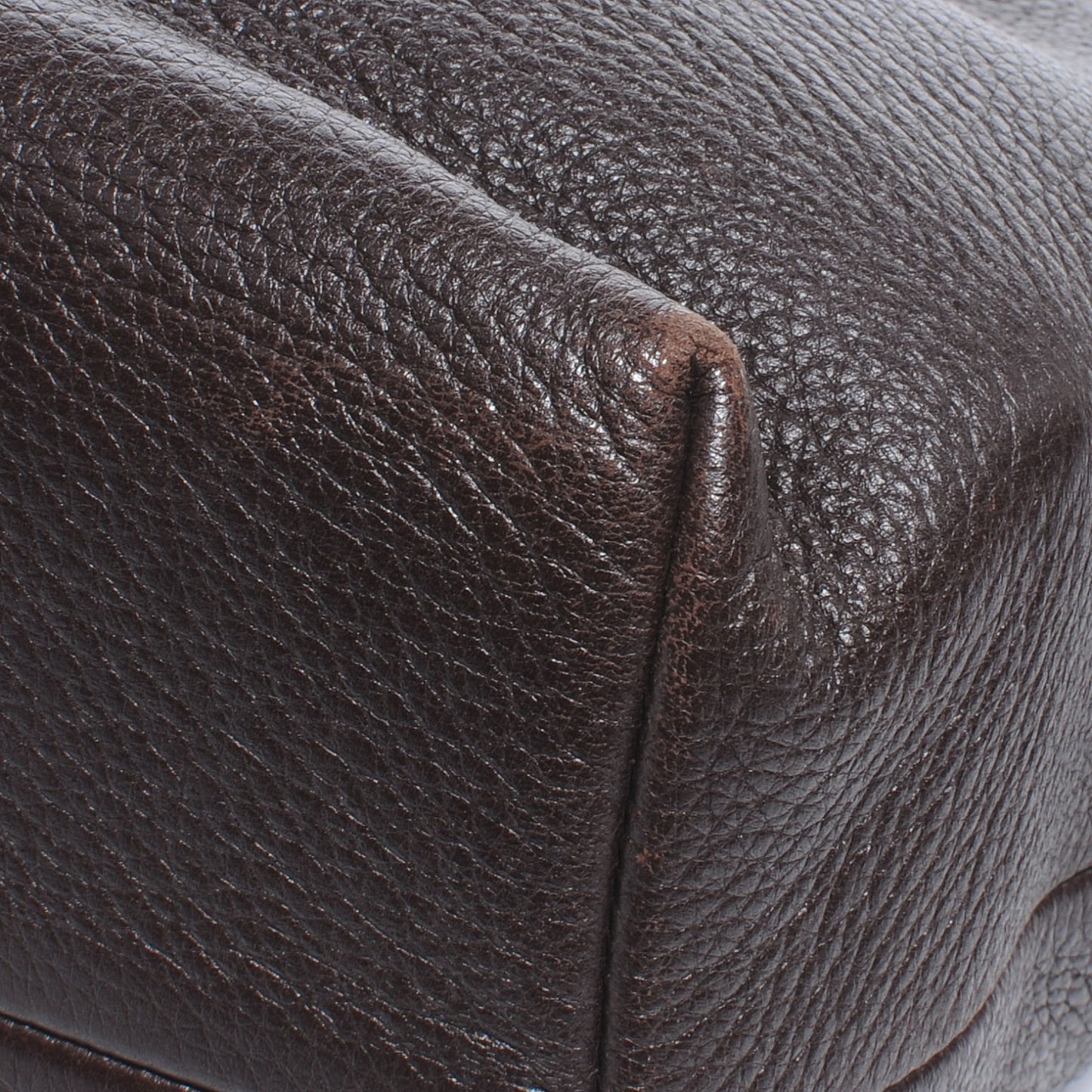 Cervo Leather Medium Tote Ebano