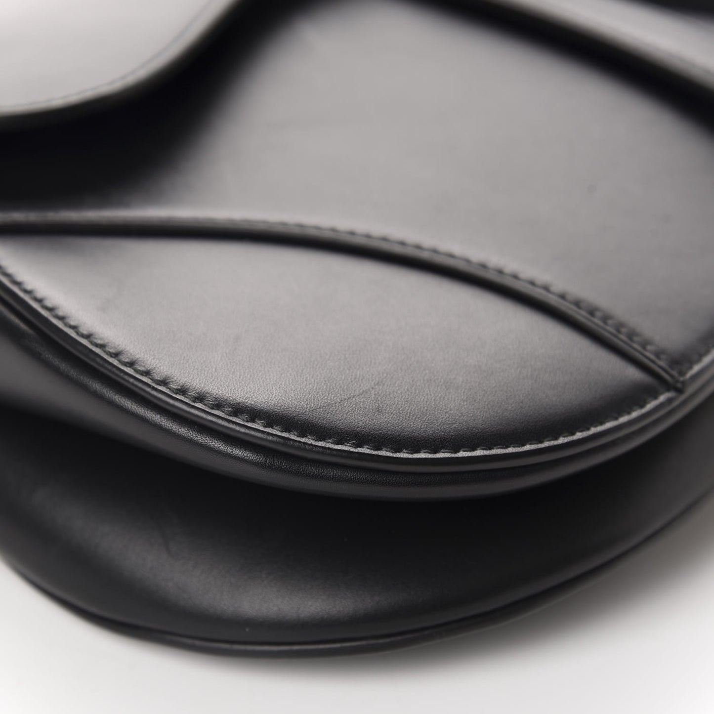 Calfskin Saddle Bag Black