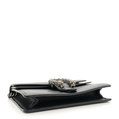 Gucci Calfskin Super Mini Dionysus Shoulder Bag Black 4 of 11