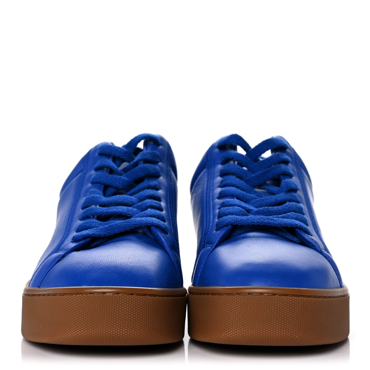 Bottega Veneta Nappa Terry-Lined Low Top Sneakers 38 Cobalt 2 of 7