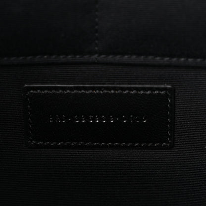 Saint Laurent Calfskin Sweet Dreams Shark Zipped Pouch Black 7 of 8