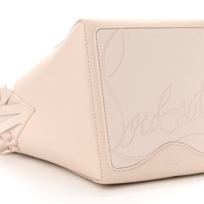 Christian Louboutin Calfskin Spiked Mini Cabachic Mini Bucket Bag Leche 9 of 10