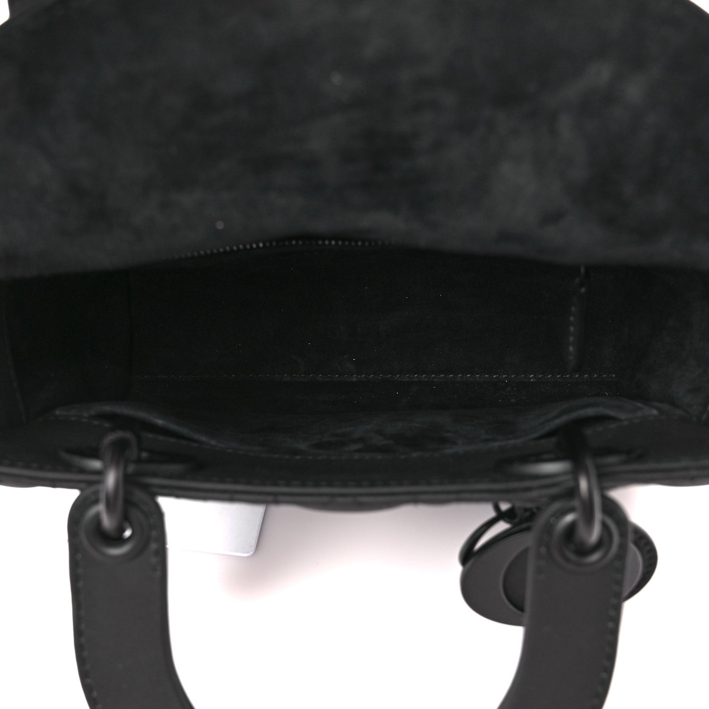 Ultra Matte Calfskin Cannage Small My ABCDior Lady Dior Black