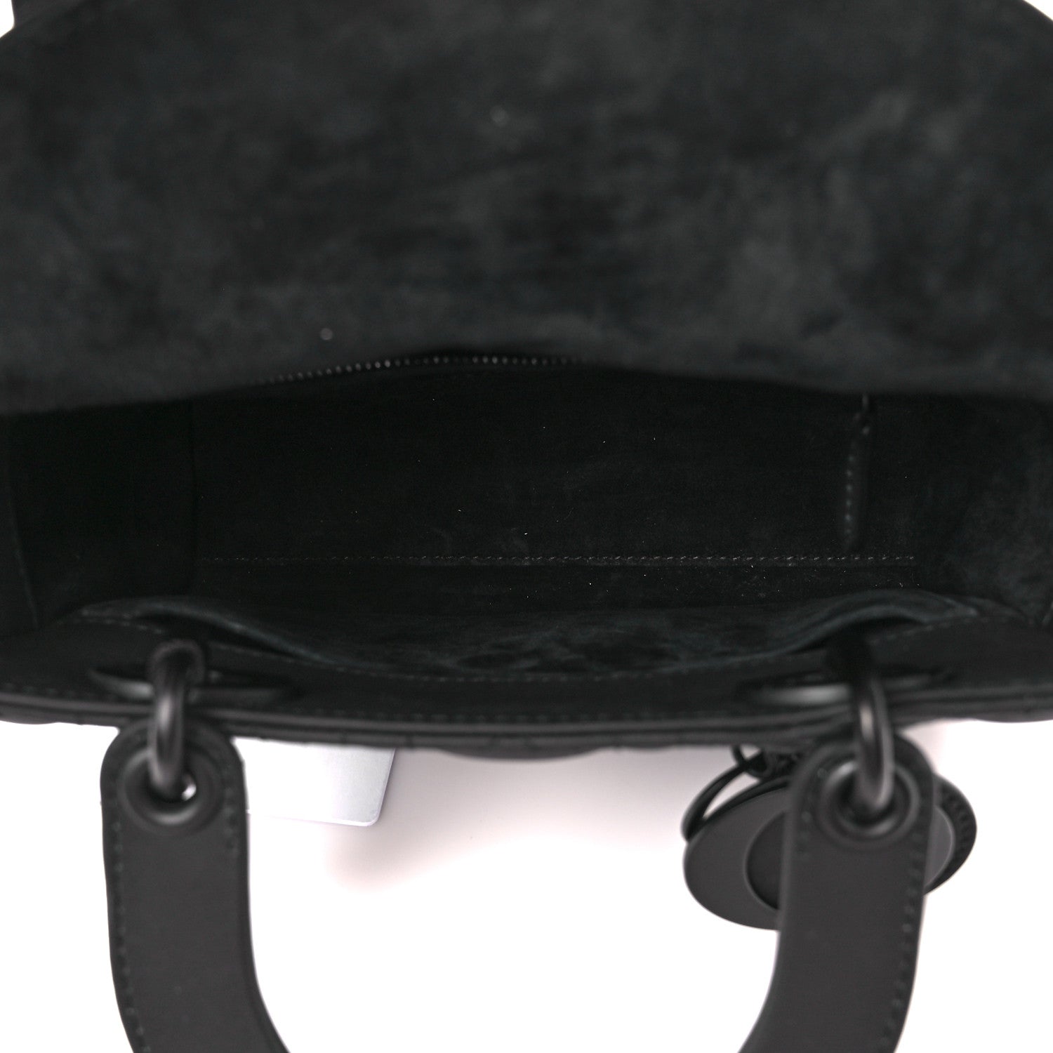 Christian Dior Ultra Matte Calfskin Cannage Small My ABCDior Lady Dior Black 5 of 11