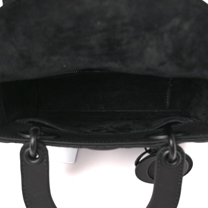 Christian Dior Ultra Matte Calfskin Cannage Small My ABCDior Lady Dior Black 5 of 11