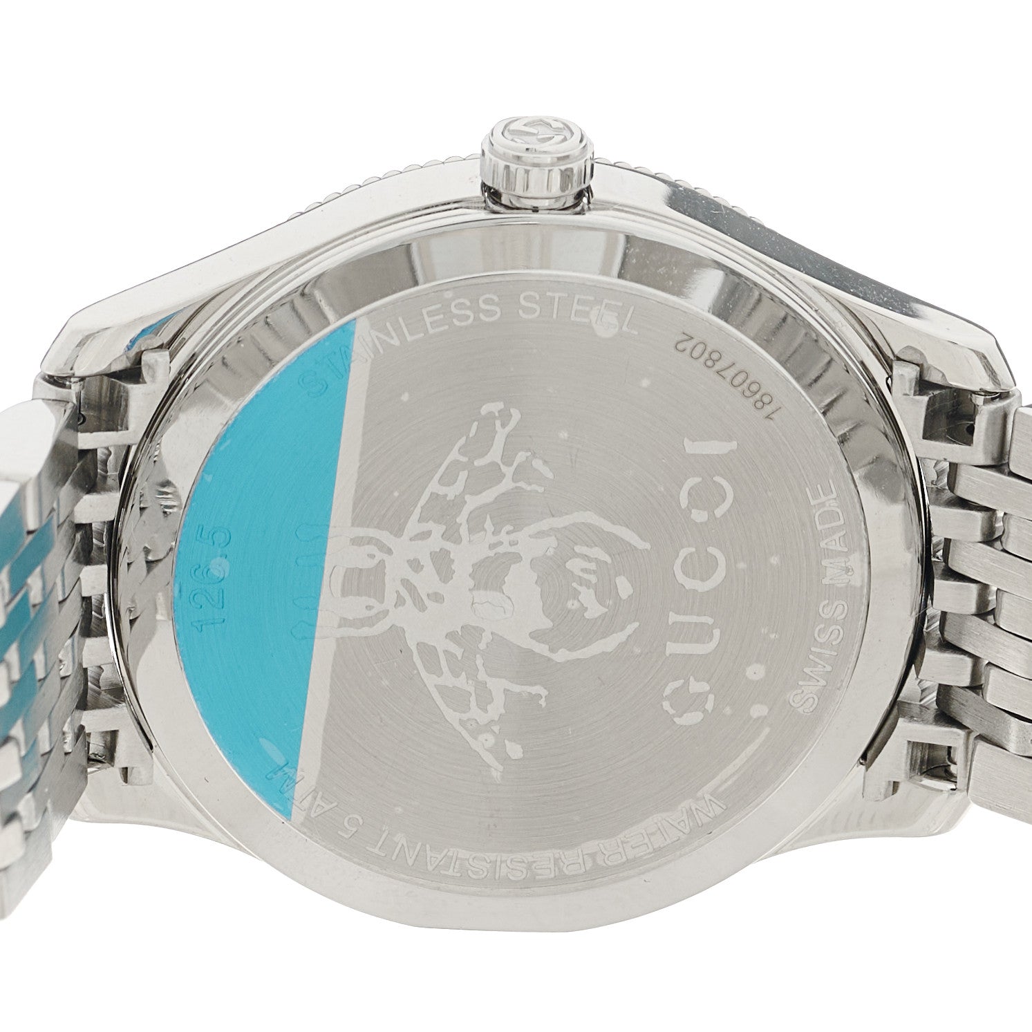 Gucci Stainless Steel 29mm G-Timeless Bee Quartz Watch Black 4 of 5
