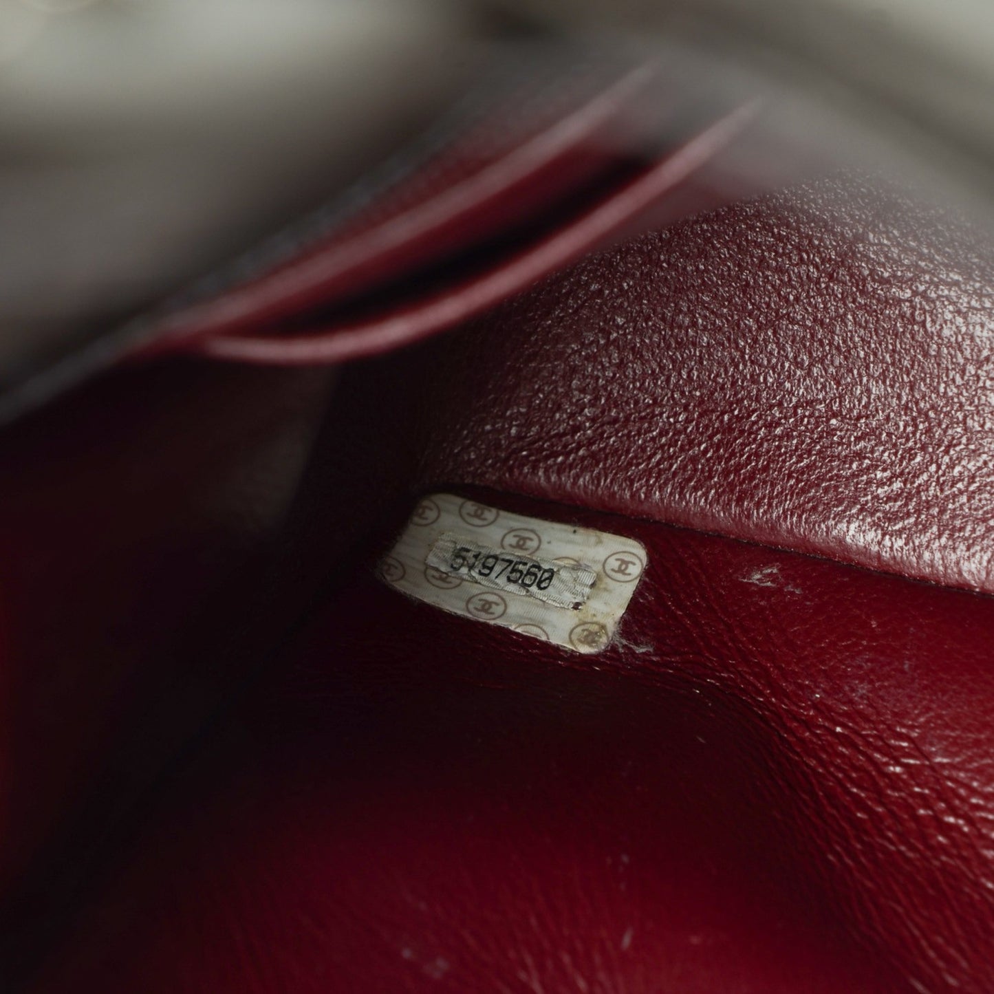 Lambskin Quilted Mini Square Flap Brown