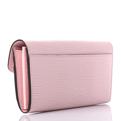 Louis Vuitton Epi Sarah Wallet NM Rose Ballerine 3 of 6