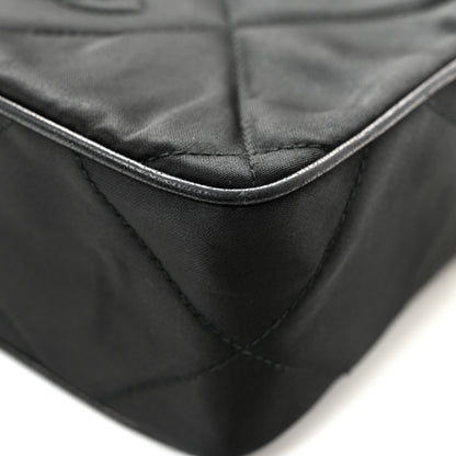 Chanel Satin Quilted Tassel Camera Case Black 14 of 14