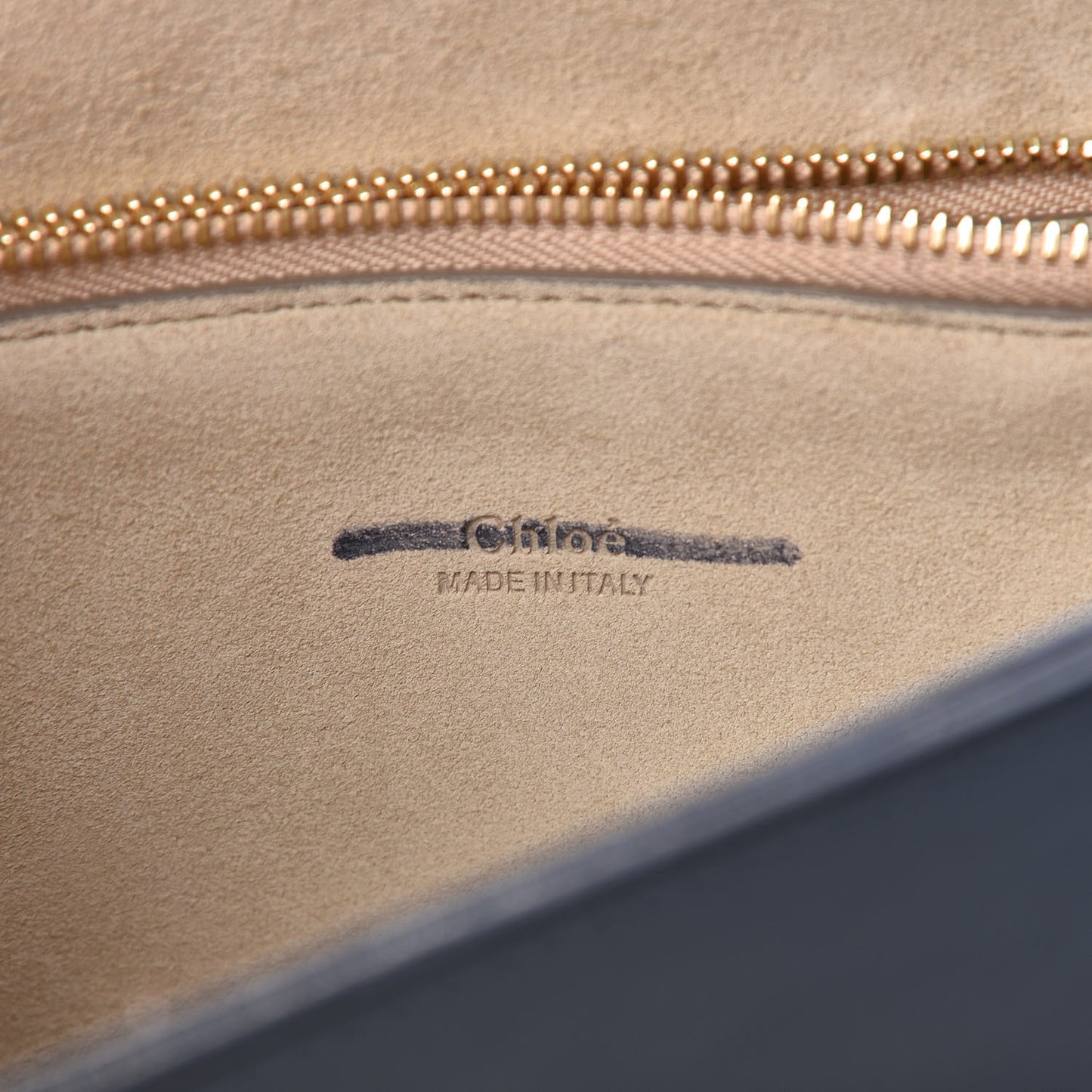 Suede Calfskin Medium Faye Shoulder Bag Silver Blue