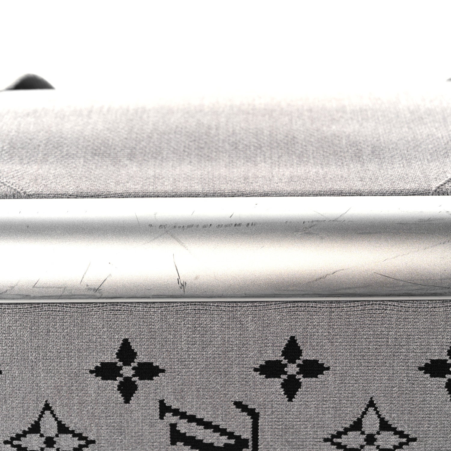 Louis Vuitton Knit Monogram Horizon Soft Duffle 55 Grey 11 of 16