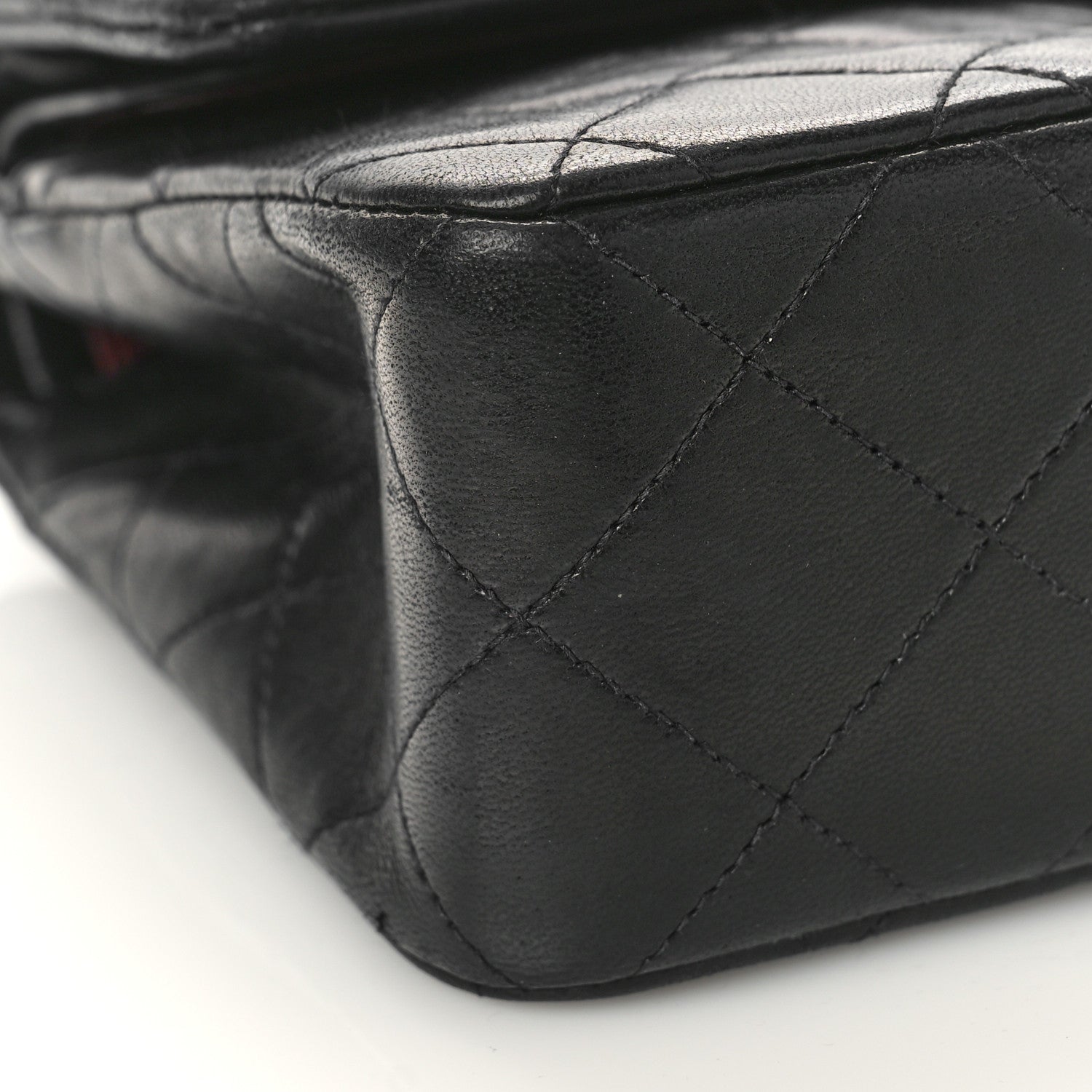 Chanel Lambskin Quilted Small Double Flap Black 8 of 13