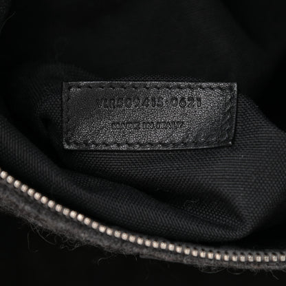 Saint Laurent Wool Calfskin Rive Gauche Tote Grey 7 of 10
