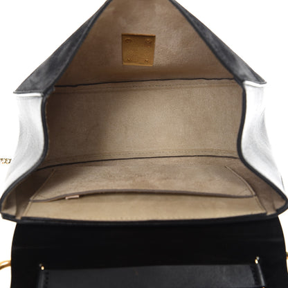 Chloe Suede Smooth Calfskin Drew Shoulder Bag Black 5 of 7