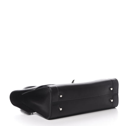 Givenchy Grained Calfskin Small Shark Lock Satchel Black 5 of 12