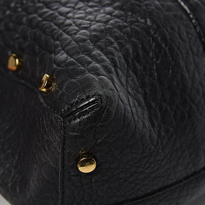 Jimmy Choo Grained Calfskin Studded Lockett Shopper Tote Black 12 of 13