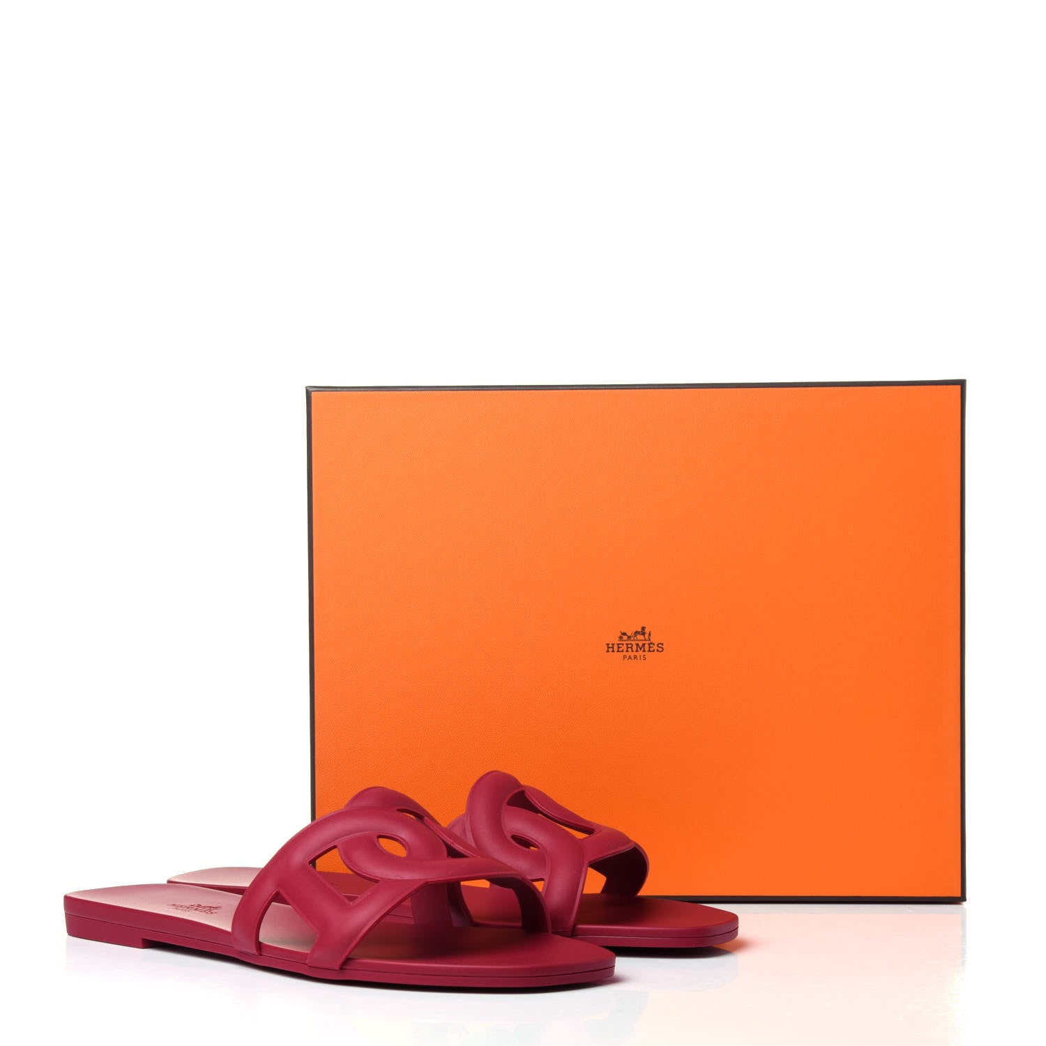 Hermes Rubber Aloha Sandals 40 Rose Baie 11 of 11