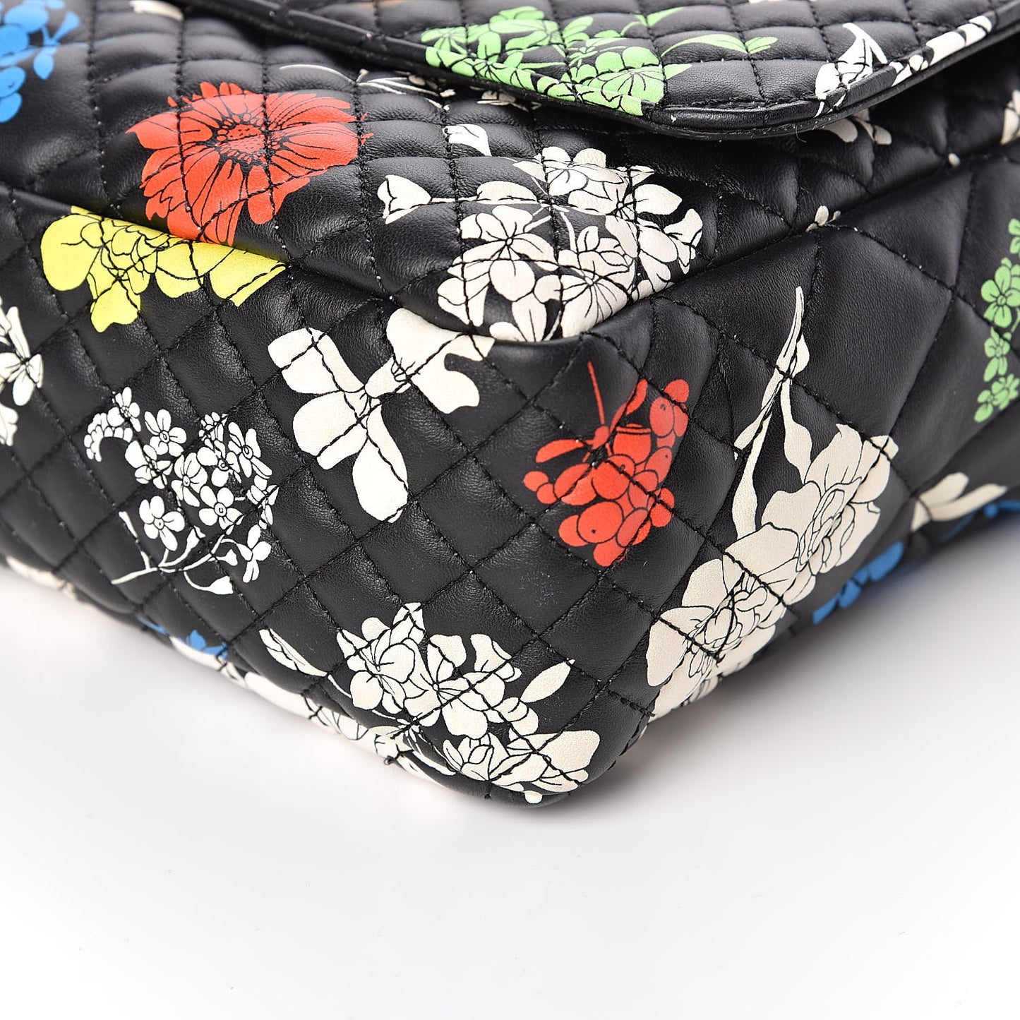 Napa Print Bouquet Quilted Icon Dual Carry Bag Black Multicolor