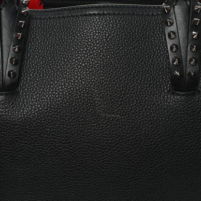 Christian Louboutin Calfskin Spikes East West Cabata Tote Black 9 of 11