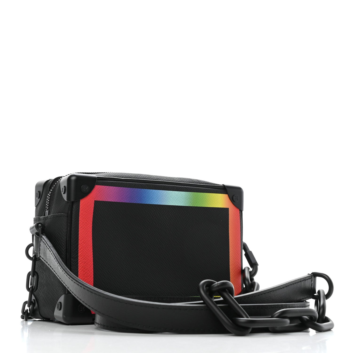 Louis Vuitton Taiga Rainbow Mini Soft Trunk Black 2 of 4