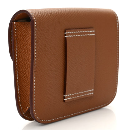 Hermes Epsom Constance Slim Wallet Gold 4 of 8