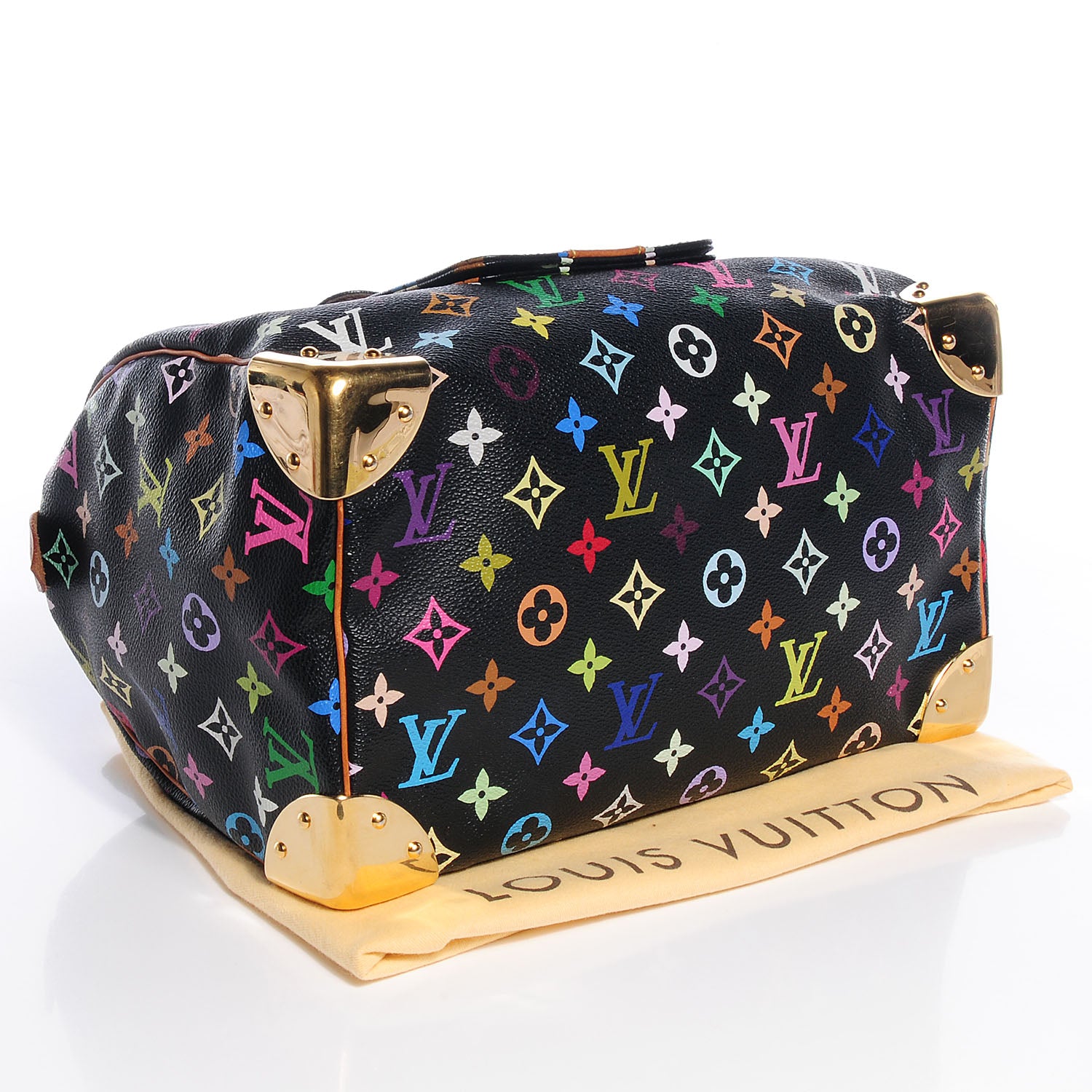 Louis Vuitton Monogram Multicolor Speedy 30 Black 6 of 15