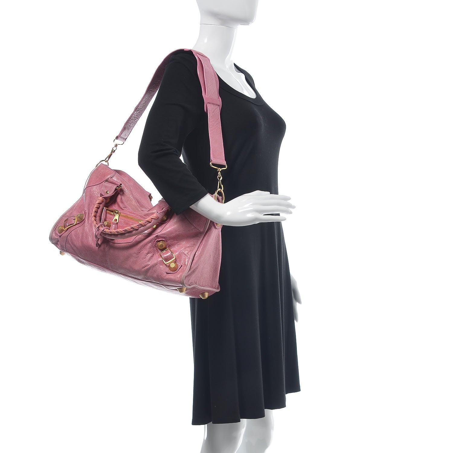 Balenciaga Agneau Giant 21 Gold Hardware Part Time Bubblegum 2 of 8