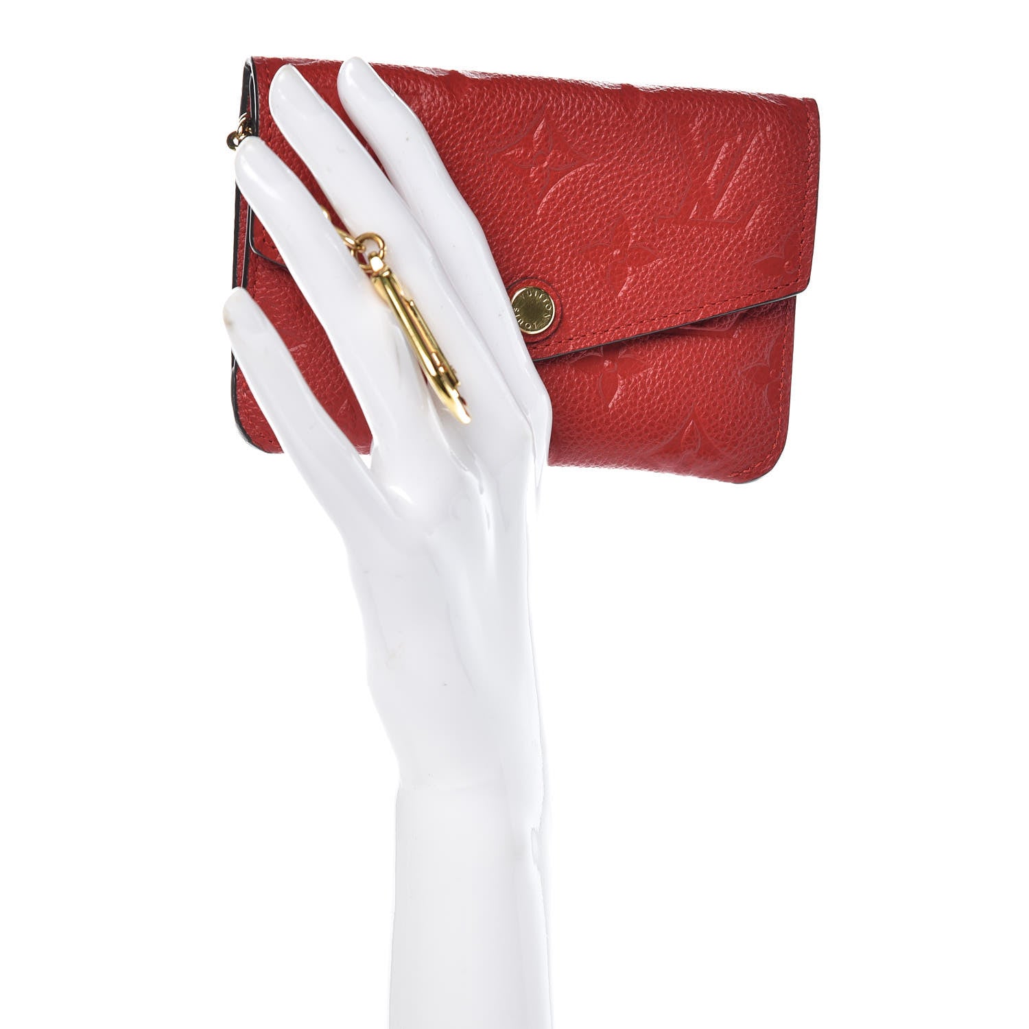 Louis Vuitton Empreinte Key Pouch Cherry 2 of 8