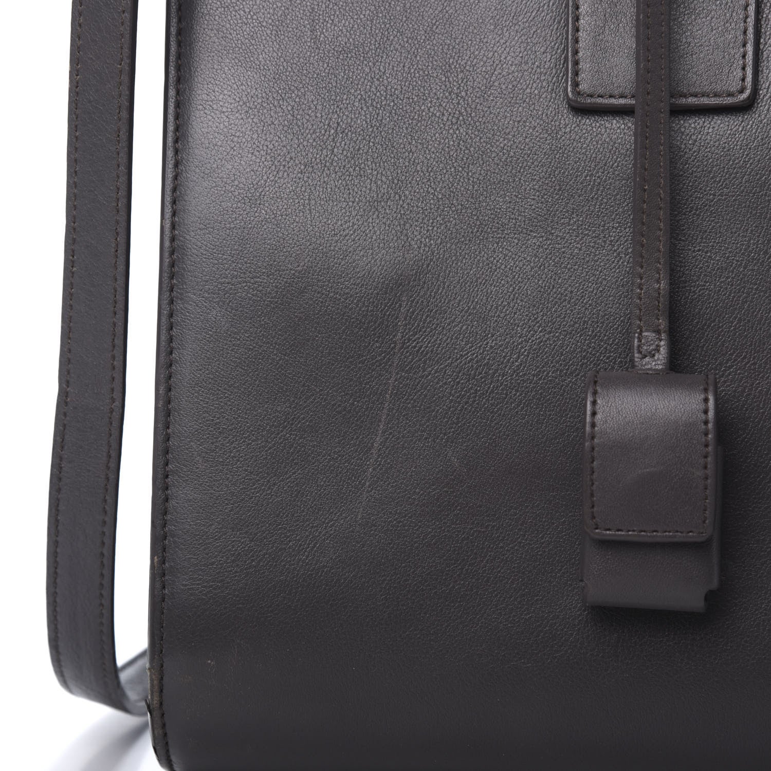 Saint Laurent Calfskin Small Sac De Jour Black 10 of 17