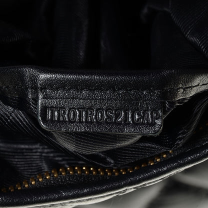 Burberry Calfskin Quilted Hoxton Hobo Black 8 of 9