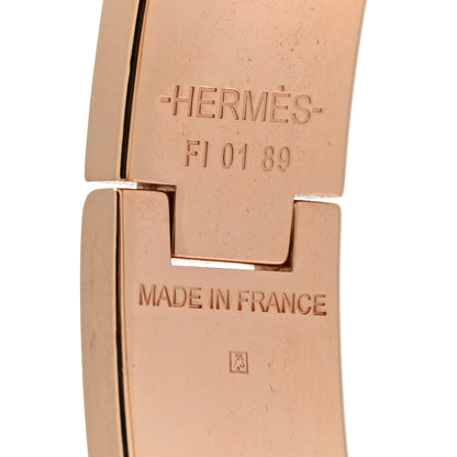 Hermes Enamel Narrow Clic Clac H Bracelet PM Craie 4 of 6