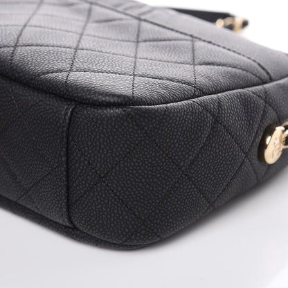 Chanel Caviar Quilted Medium Coco Tassel Camera Case Black 9 of 10