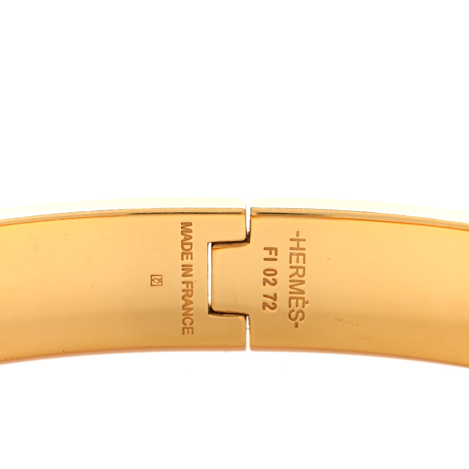 Hermes Matte Enamel Narrow Clic Clac HH Bracelet T6  Black 4 of 5