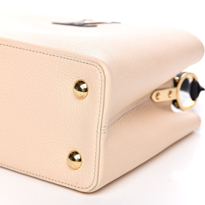 Louis Vuitton Taurillon Capucines PM Creme Black 8 of 10