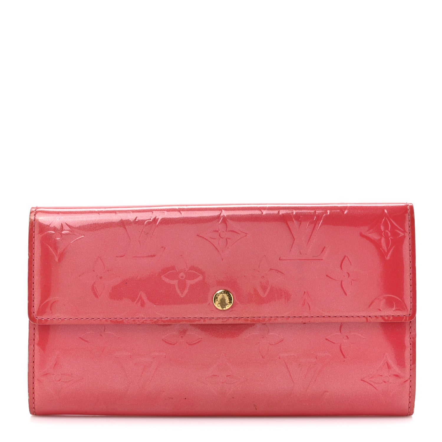 Louis Vuitton Vernis Sarah Wallet Rose Indien 1 of 18