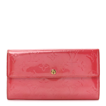 Louis Vuitton Vernis Sarah Wallet Rose Indien 1 of 18