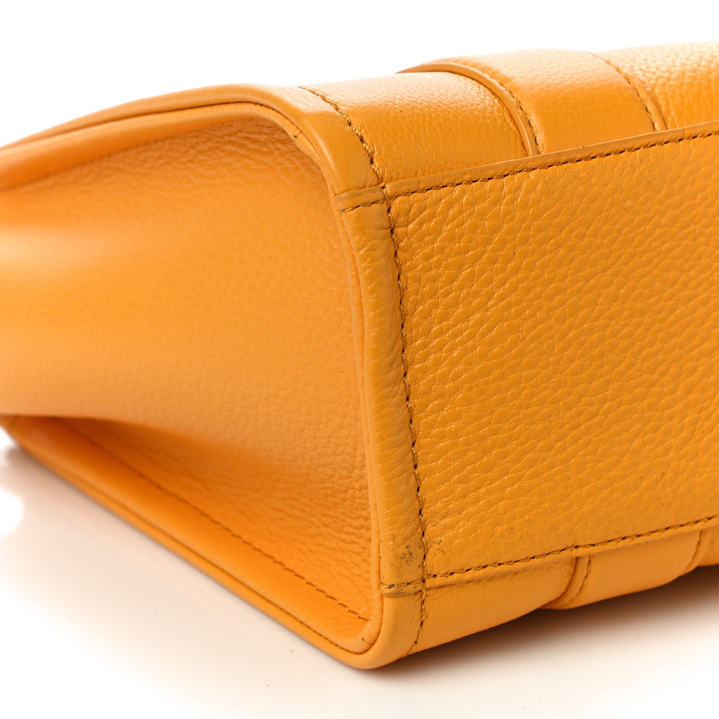Grained Calfskin Small The Tote Bag Artisan Gold