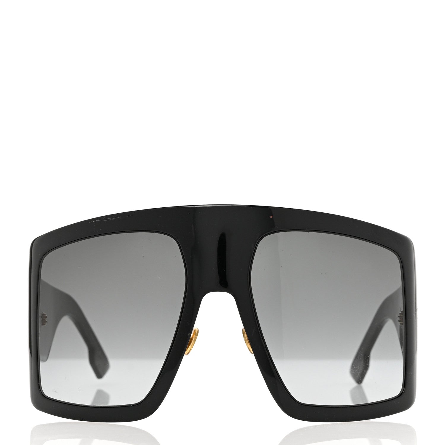 Christian Dior Acetate DiorSo Light 1 Shield Sunglasses Black 2 of 7