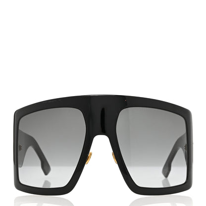 Christian Dior Acetate DiorSo Light 1 Shield Sunglasses Black 2 of 7