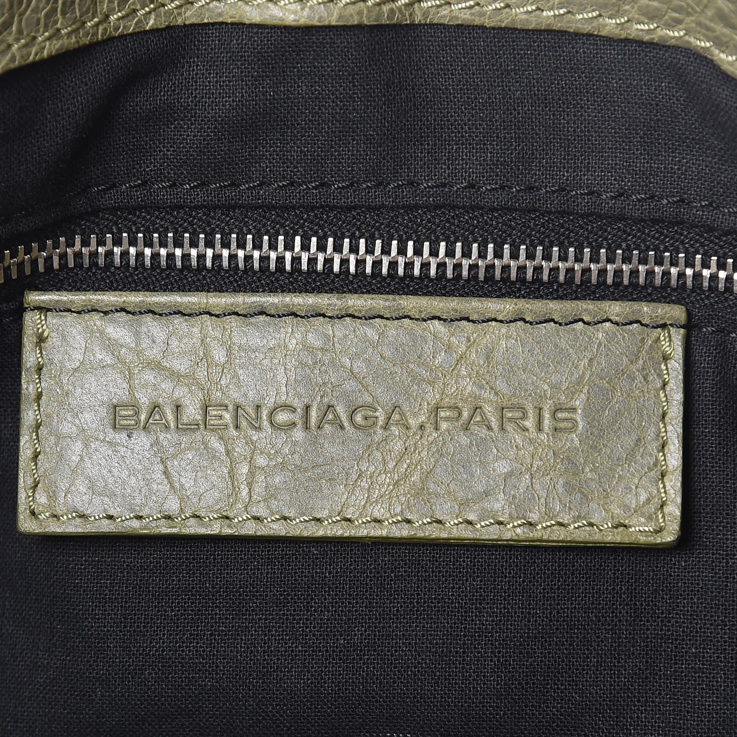 Balenciaga Agneau Giant 21 Silver Hardware Work Vert Militaire 6 of 7