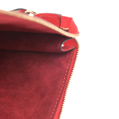 Louis Vuitton Epi Pochette Accessories 24 Castillan Red 7 of 11