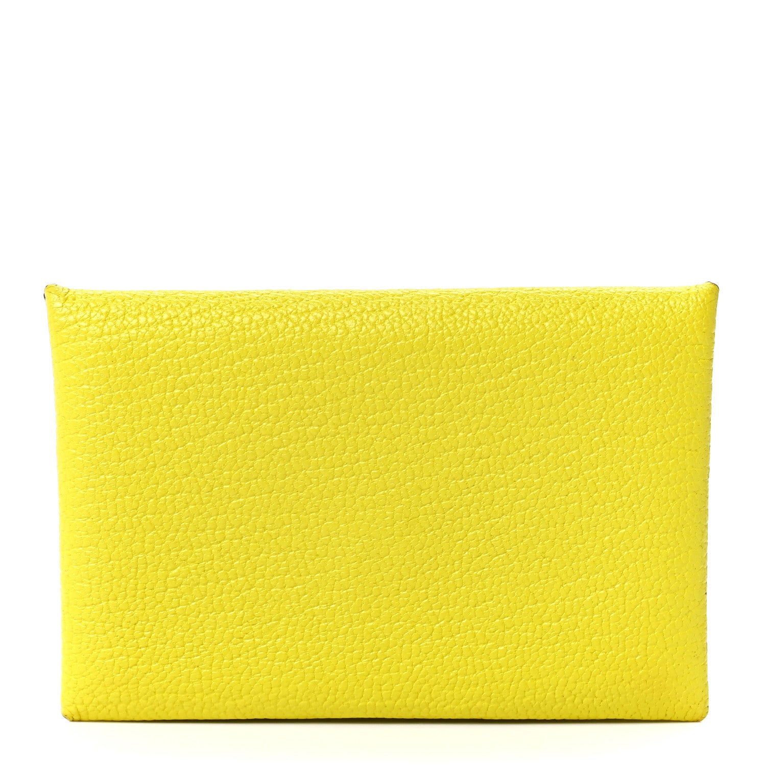 Hermes Chevre Mysore Calvi Card Case Lime 1 of 11