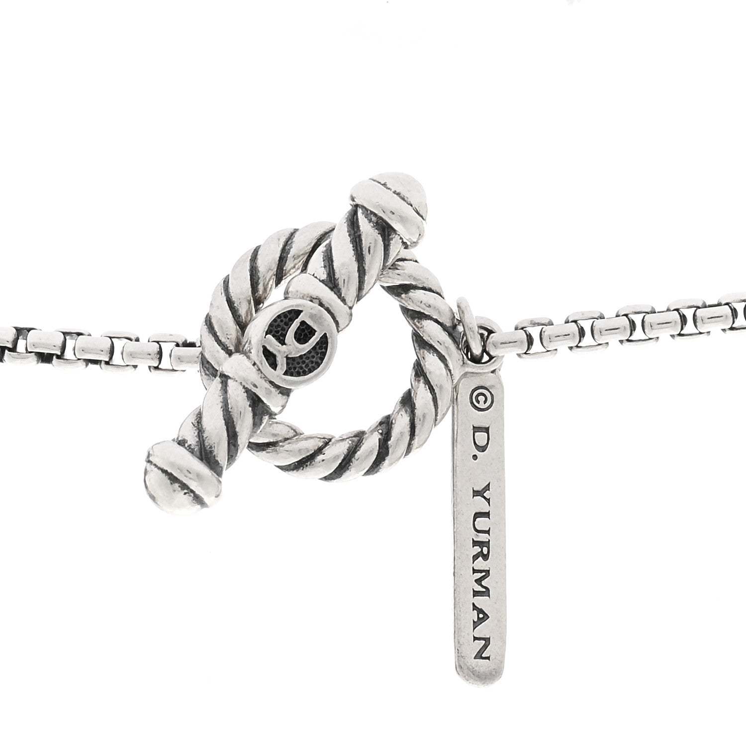 David Yurman Sterling Silver Quatrefoil Bead Chain Necklace 4 of 4