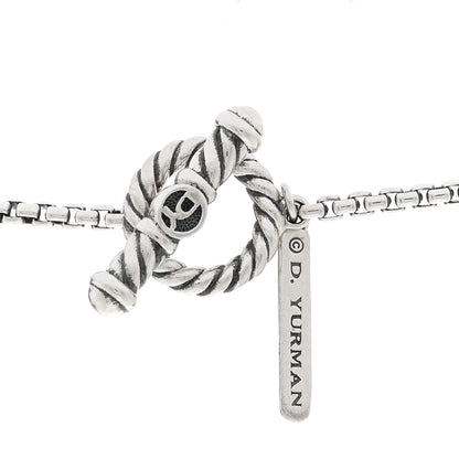 David Yurman Sterling Silver Quatrefoil Bead Chain Necklace 4 of 4