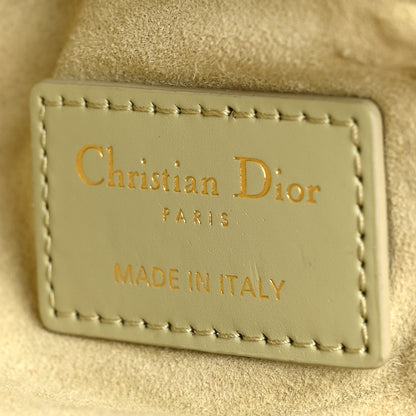 Christian Dior Calfskin Cannage Caro Pouch Desert Sage 6 of 11