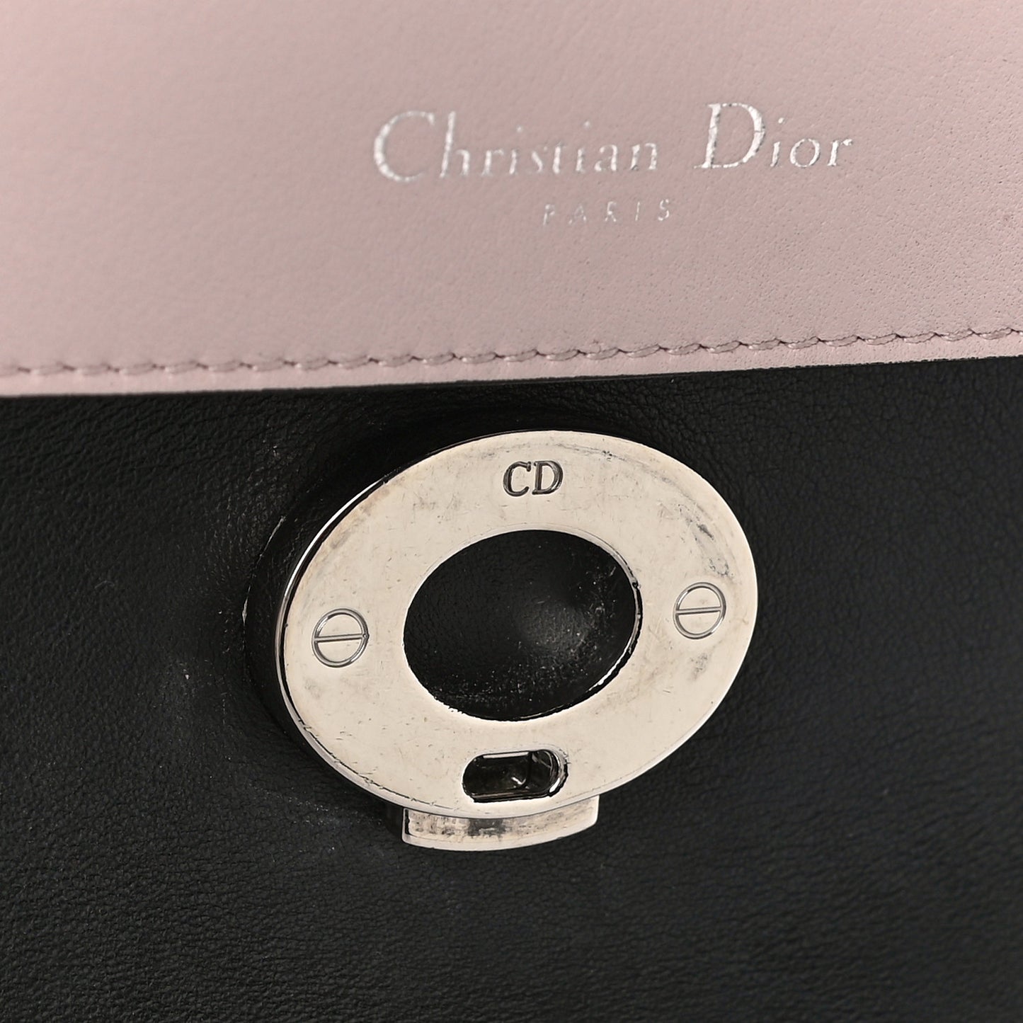 Smooth Calfskin Be Dior Flap Black