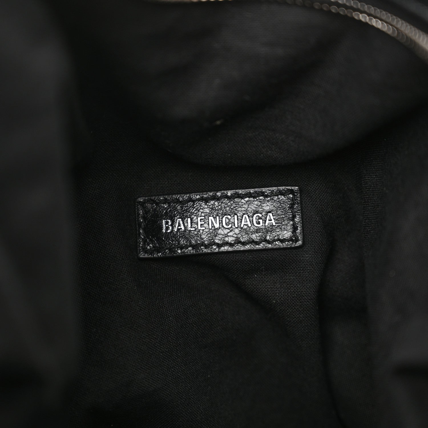 Balenciaga Agneau Arena Superbusy Large Sling Zip Shoulder Bag Black 7 of 13