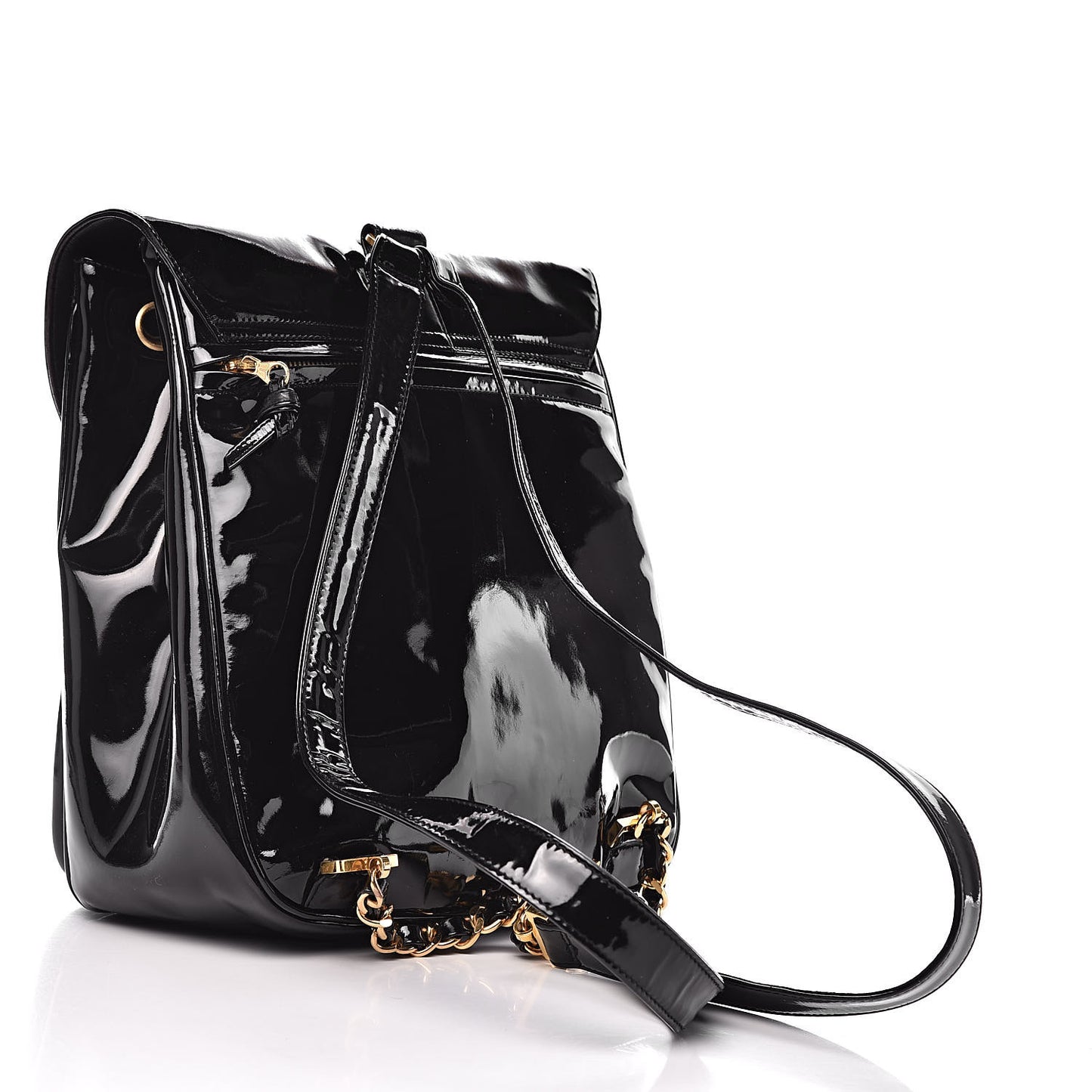 Patent CC Drawstring Backpack Black