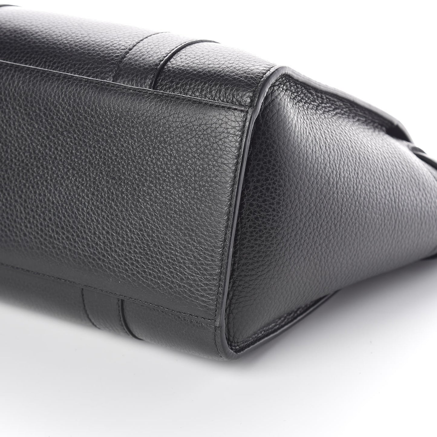 Classic Grain Small Bayswater Zip Tote Black